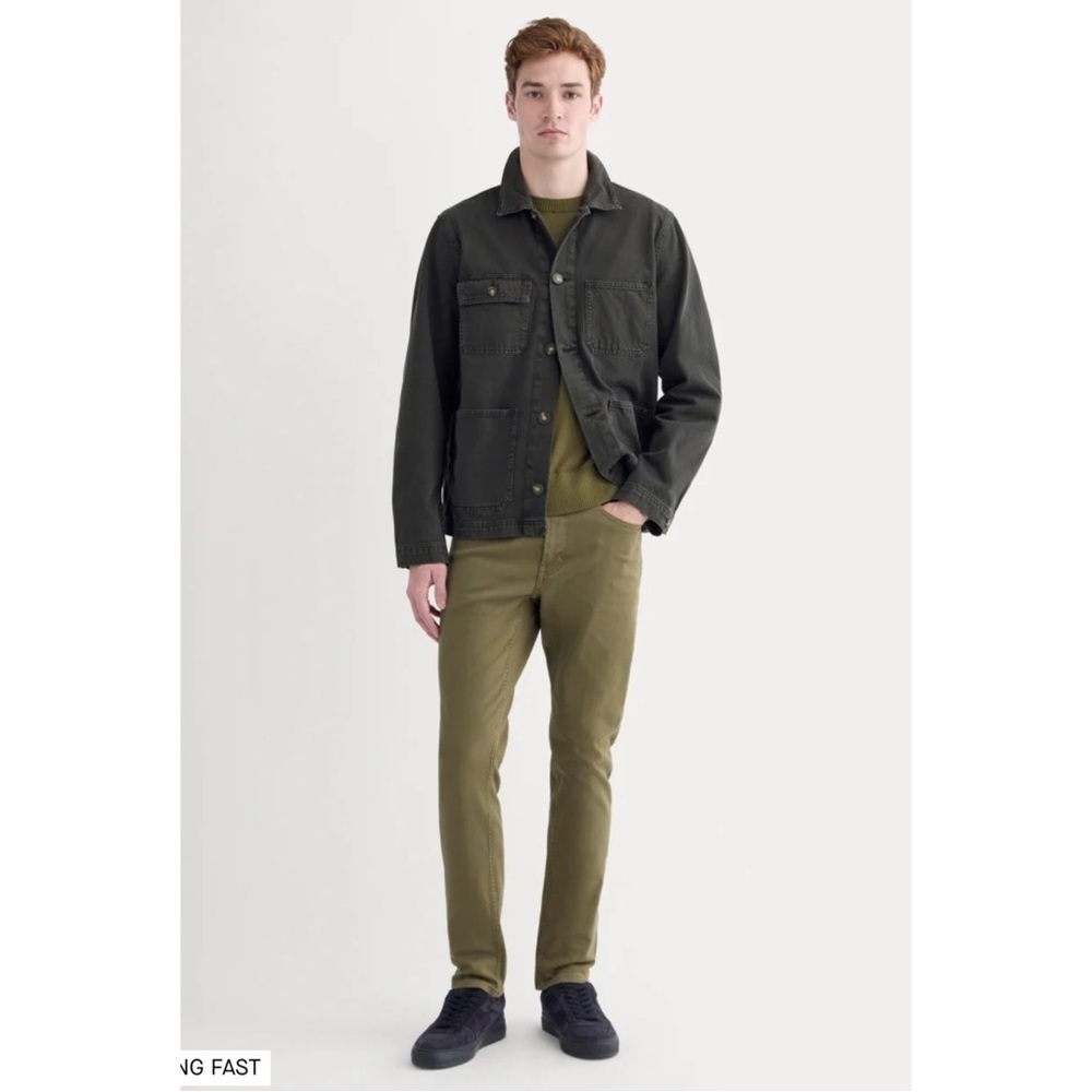 EVERLANE Minimalist Casual Men's The Stretch Twill 5-Pocket Pant Size 30